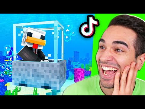 PROVO I NUOVI TIKTOK IMPOSSIBILI DI MINECRAFT