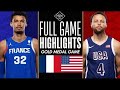 USA VS FRANCE Full Game Highlights Final 2024 Olympics