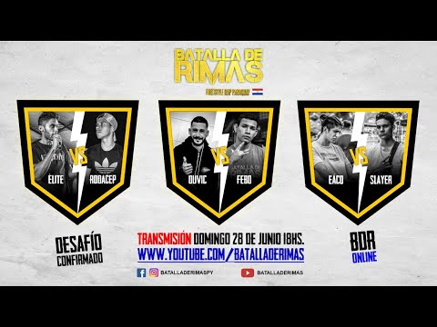 BATALLA DE RIMAS • 2da. Transmisión • Elite vs Rodacep / Slayer vs Eáco / Febo vs Lil Stuart