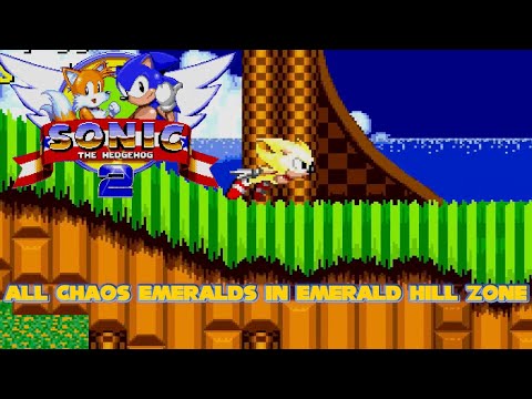 How to get All Chaos Emeralds in Emerald Hill Zone - Sonic the Hedgehog 2