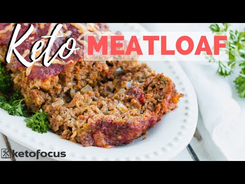 EASY KETO MEATLOAF RECIPE | BBQ CHEESEBURGER MEATLOAF...