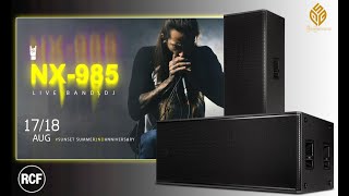 Video thumbnail for RCF NX-985A & SUB-8008AS by Premium Sound Cambodia