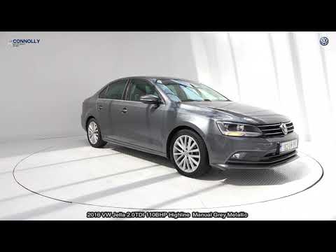 CMG VW SLIGO: 162LM34 VW Jetta 2.0TDI Highline 110BHP Manual Grey Metallic