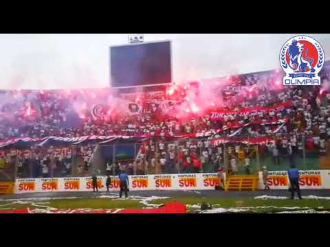"La Ultra Fiel - Clásico contra Motagua 2019" Barra: La Ultra Fiel &bull; Club: Club Deportivo Olimpia