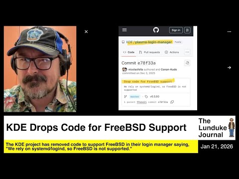 KDE Drops Code for FreeBSD Support