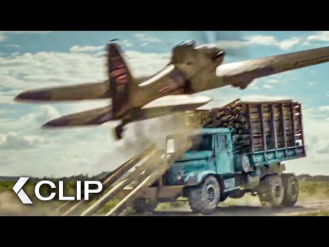 Airplane Chases Truck! Scene - SISU 2: Road to Revenge (2025)