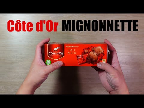Côte d'Or Mignonnette Milk Chocolate Unboxing