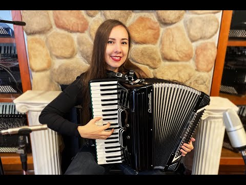 5735 - Black Pancordion Crucianelli Mod.25 C Piano Accordion LMH 41 120 $1199