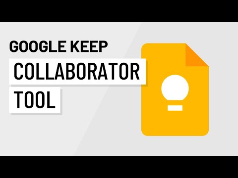 Google Keep Collaborator Tool