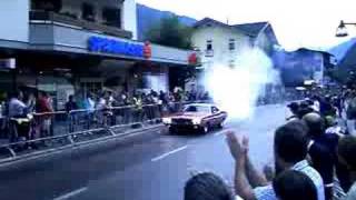 preview picture of video 'Drift during classic rally in Oetz Austria'