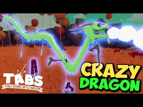 Crazy Dancing Dragon vs Every Faction - TABS MODS GAMEPALY