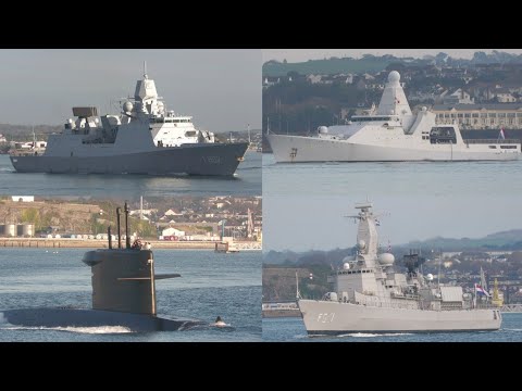 Fleet of Dutch warships arrive in the UK 🇳🇱