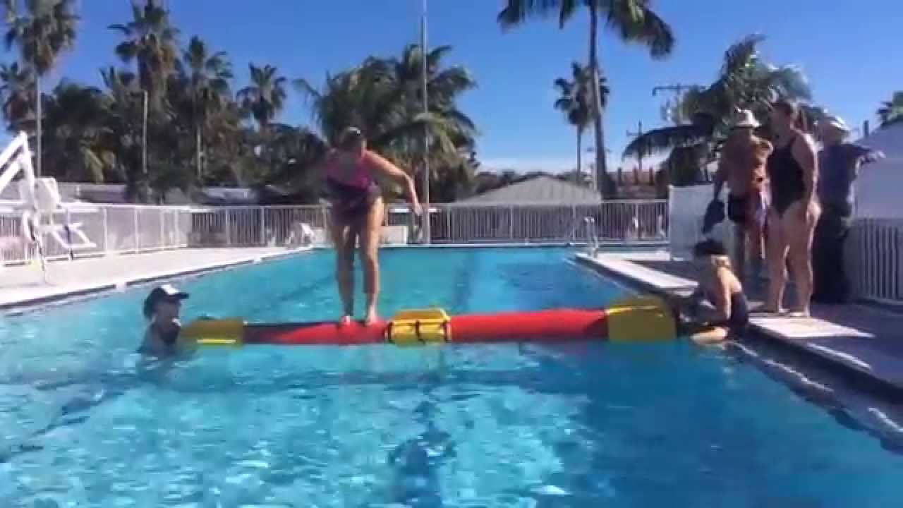 Boy Scouts of America Try Key Log Rolling