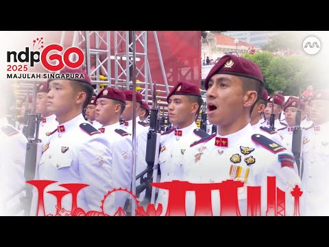 Guard of Honour and Colours Party march into the Padang | National Day Parade 2025