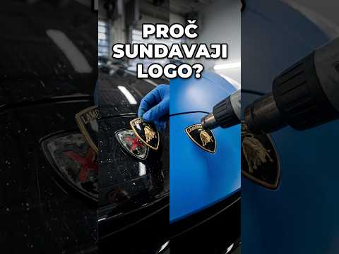 Co se stane, když sundáš znak z Lamborghini? #lamborghini #auto #challenge