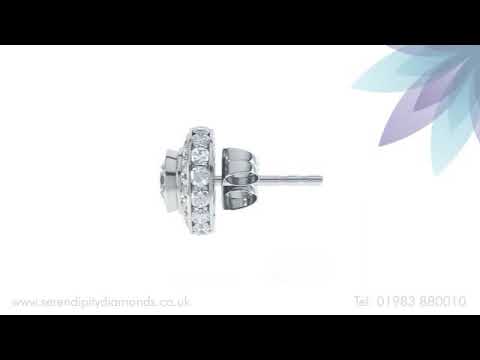 Cluster Earrings - Diamond Cluster Earrings