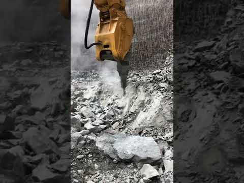 limestone broken by vibro ripper