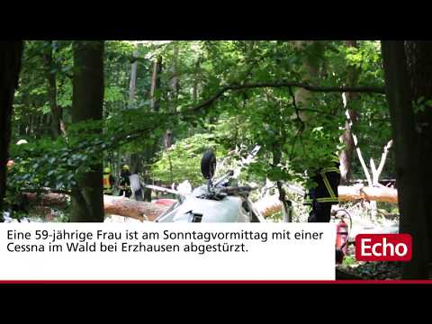 Flugzeugabsturz bei Erzhausen