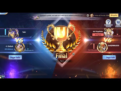 🔴 SEMI FINAL JAMIEL INTERSERVIDOR , VAMOS FICAR RICO -  SAINT SEIYA AWAKENING