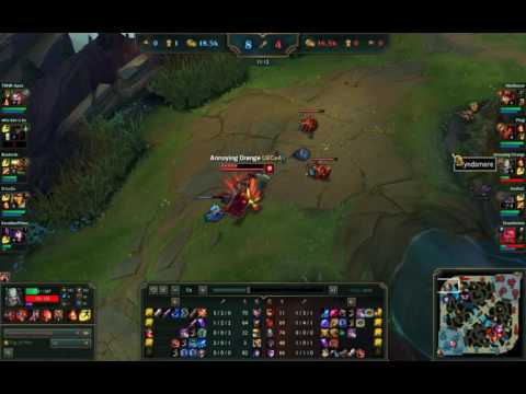 Tryndamere vs Ahri commentary [D4]