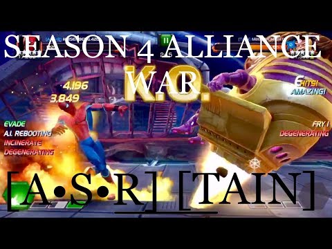 SEASON 4 ALLIANCE WAR [A•S•R] vs [TAIN] MARVEL CONTEST of CHAMPIONS