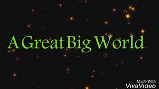 I Really Want It (lyrics)- A Great Big World