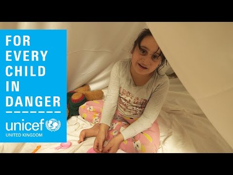10 year old Mirna fled from her hometown in Iraq in 2014