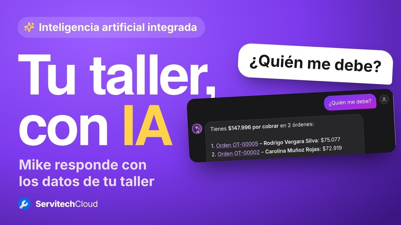 Consulta reportes, cobros e inventario con Mike IA