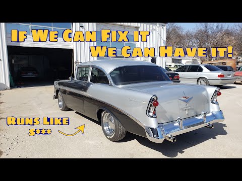 BROKEN! Can we Fix this Beautiful 56 Chevy Bel air??