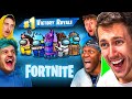MINIMINTER REACTS TO SIDEMEN AMONG US FORTNITE EDITION