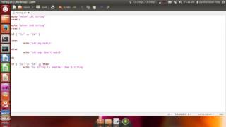 Download the video "Shell Script to Compare two strings"