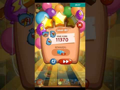 Angry Birds Blast (AB Blast)  Level 80 Mission Complete 3 Start