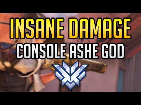 INSANE #1 ASHE PLAYER - High Damage TOP 500 Overwatch (Xbox/PS4)