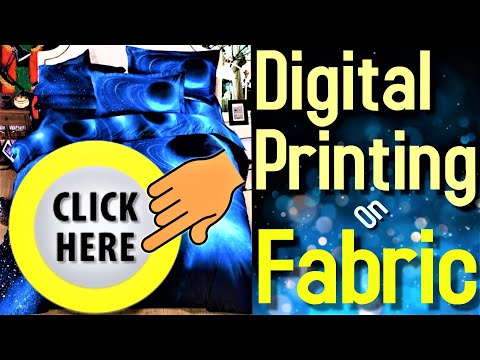 Digital Textile Printing - Fabrics #DigitalPrinting #Printing #RoraryPrinting