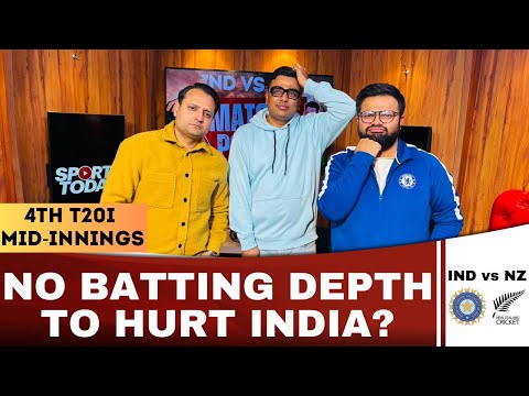 IND vs NZ, 4th T20I LIVE: NZ go past 210, another easy chase for India? | Sports Today