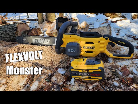 DEWALT FlexVolt 60V Max 20-Inch Chainsaw 5Ah Kit Review DCCS677Z1
