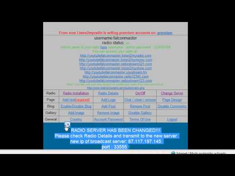 Como poner una estacion de radio en internet 1era Parte