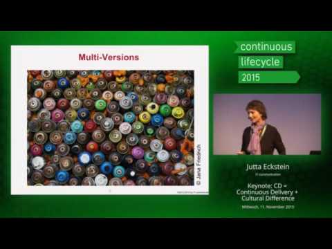 Keynote Jutta Eckstein: CD = Continuous Delivery + Cultural Difference