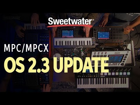 Akai Professional MPC X and MPC Live OS 2.3 Update Demo
