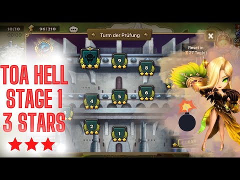 TOA Hell Stufe 1 Seara 3 Sterne F2P Team // August 2022