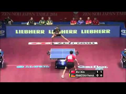 WTC-2014, Final, Men's, CHINA vs GERMANY, game 3, XU Xin - Patrick FRANZISKA