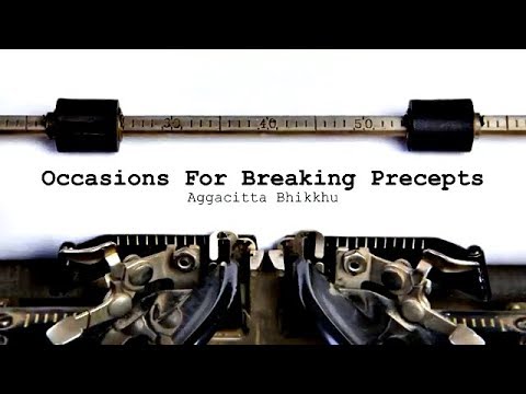 Occasions for Breaking the Precepts Video Thumbnail