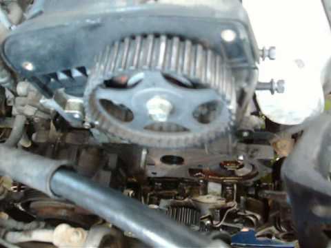 1999 Hyundai Elantra 2.0L. Ремень ГРМ, водяной насос