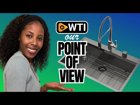 33 x 22 Inch Black Kitchen Sink Drop In Workstation Gunmetal Black 16 Gauge Stainless Steel Single Bowl Handmade Large Deep Sink 33""x22""x9"" Black-Workstation 33x22 - WTI product video review