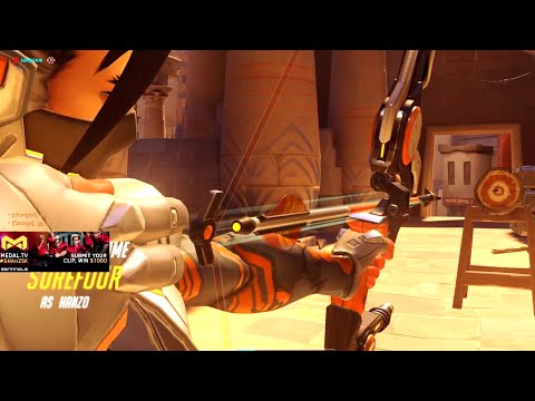 Surefour Hard Carry Hanzo - POTG [ Overwatch Season 30 Top 500 ]