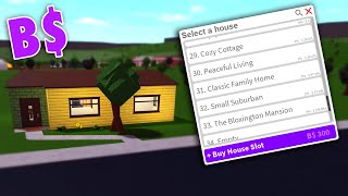 Bloxburg: How To Get Prebuilt Houses and New Plots?