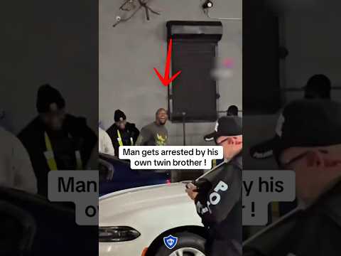 POV: You get arrested by your own twin brother 😂👮‍♂️ #shorts