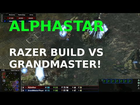AlphaStar RAZER BUILD VS GRANDMASTER!