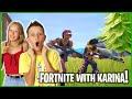 PLAYING FORTNITE WITH KARINA IN SEASON X!