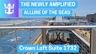 Is this a Luxury Suite on the newly amplified Allure of the Seas ? Crown Loft Suite Tour
